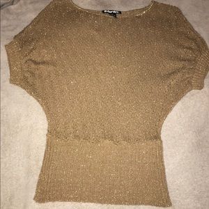 Cute gold sparkly sweater...